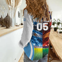 Custom Spain Argentina 2026 World Football Women Casual Shirt Go For Glory