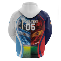 Custom Spain Argentina 2026 World Football Zip Hoodie Go For Glory