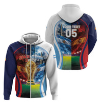 Custom Spain Argentina 2026 World Football Zip Hoodie Go For Glory