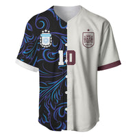 Custom Argentina Espana Baseball Jersey 2026 World Final Football