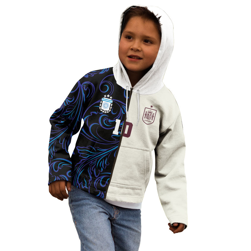 Custom Argentina Espana Kid Hoodie 2026 World Final Football