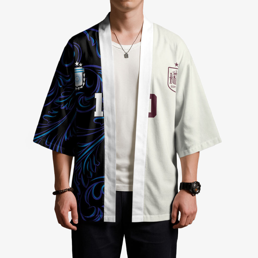 Custom Argentina Espana Kimono 2026 World Final Football
