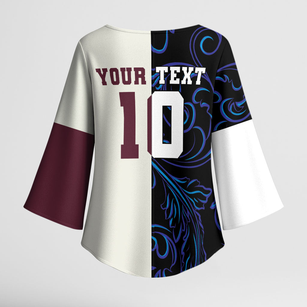 Custom Argentina Espana Kimono Sleeve Blouse 2026 World Final Football