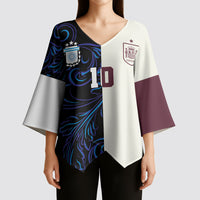 Custom Argentina Espana Kimono Sleeve Blouse 2026 World Final Football