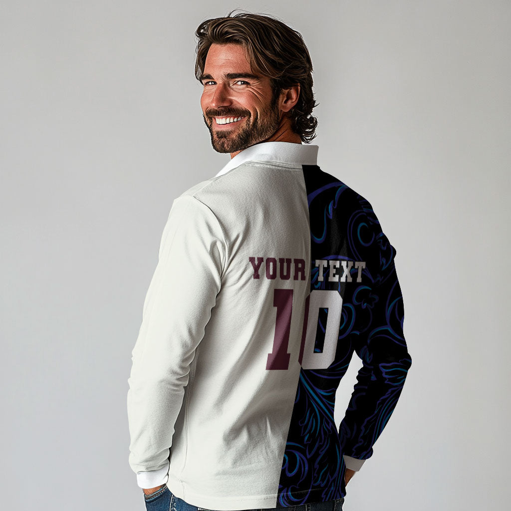 Custom Argentina Espana Long Sleeve Polo Shirt 2026 World Final Football