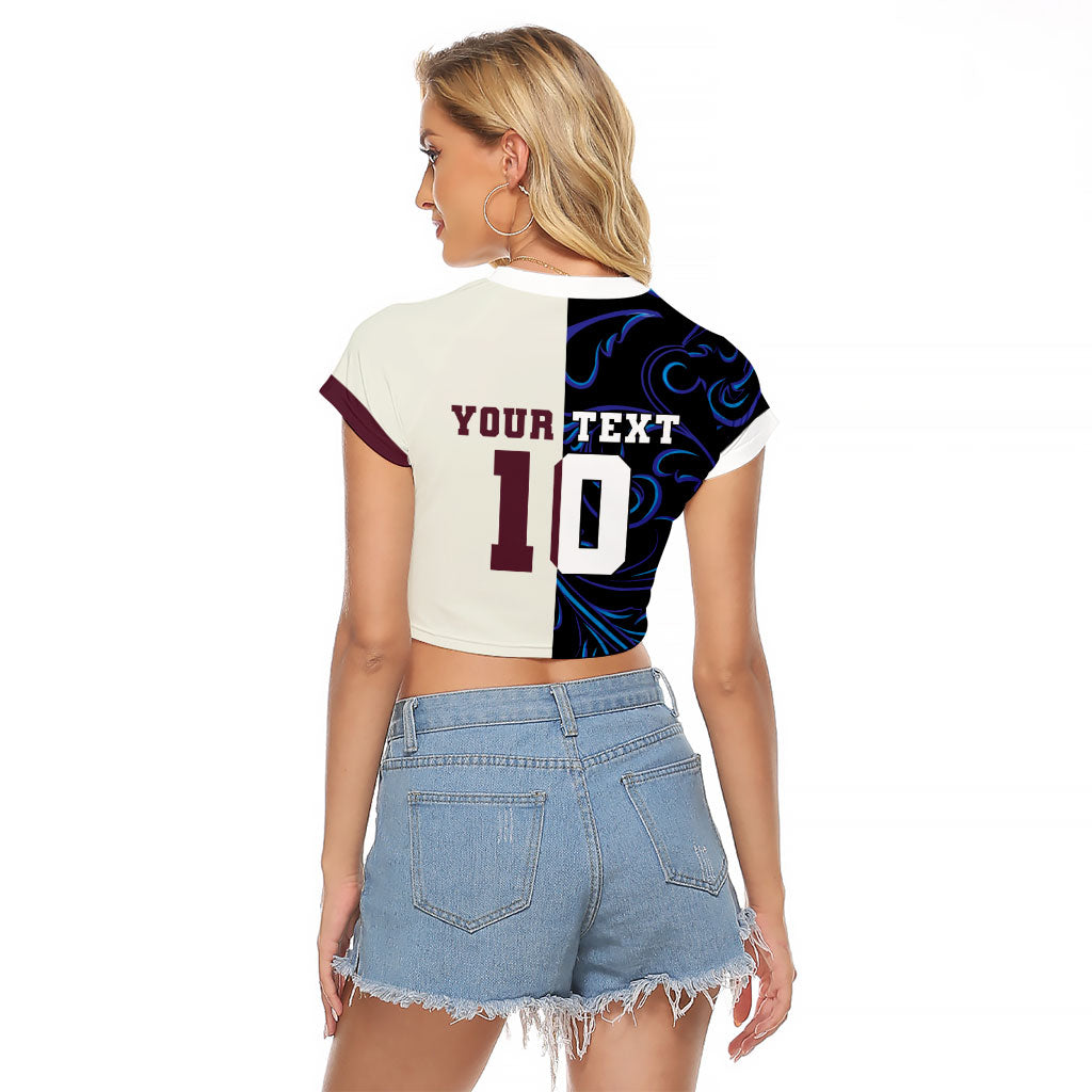 Custom Argentina Espana Raglan Cropped T Shirt 2026 World Final Football