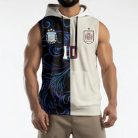 Custom Argentina Espana Sleeveless Hoodie 2026 World Final Football