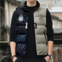Custom Argentina Espana Sleeveless Puffer Jacket 2026 World Final Football