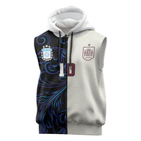 Custom Argentina Espana Sleeveless Zip Hoodie 2026 World Final Football