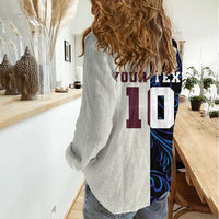 Custom Argentina Espana Women Casual Shirt 2026 World Final Football