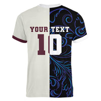 Custom Argentina Espana Women V-Neck T-Shirt 2026 World Final Football