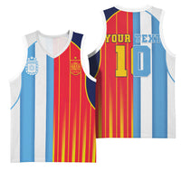 Custom Argentina Espana 2026 World Final Football Basketball Jersey Come On Boys
