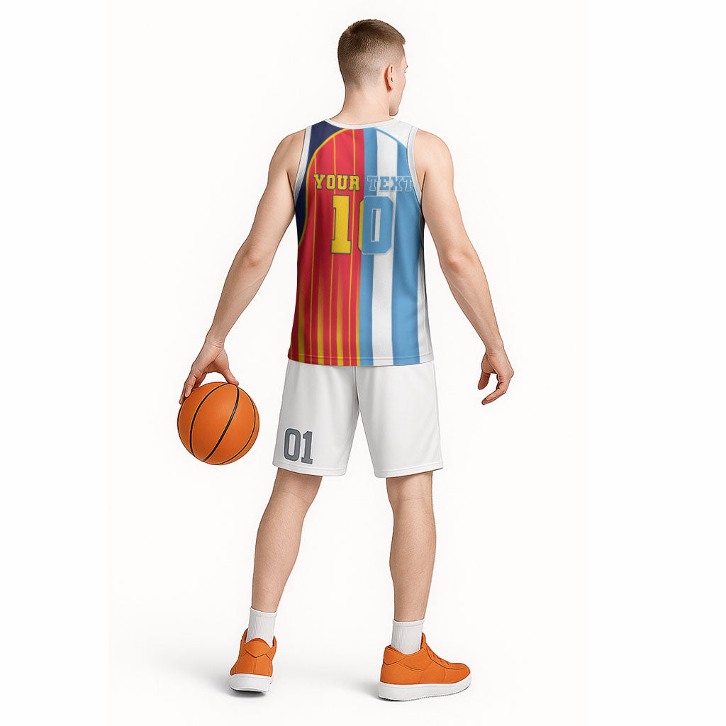 Custom Argentina Espana 2026 World Final Football Basketball Jersey Come On Boys