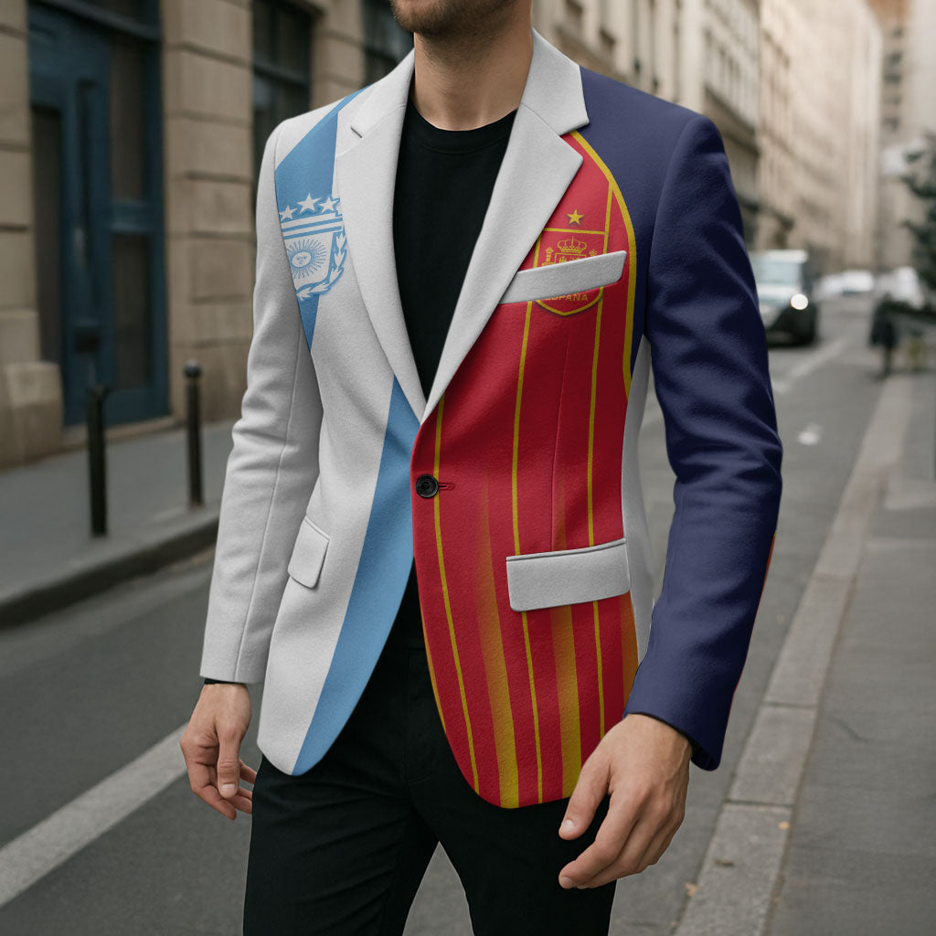 Custom Argentina Espana 2026 World Final Football Blazer Come On Boys