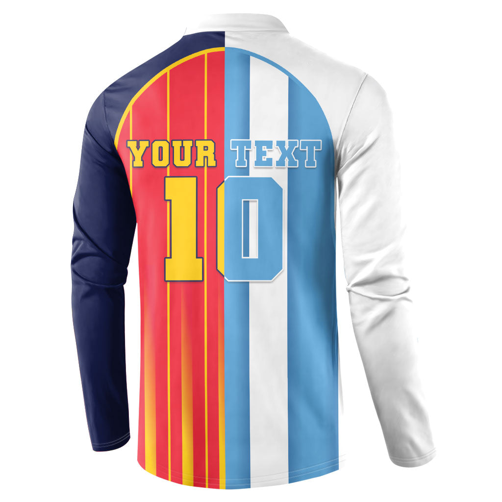 Custom Argentina Espana 2026 World Final Football Button Sweatshirt Come On Boys