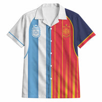 Custom Argentina Espana 2026 World Final Football Hawaiian Shirt Come On Boys