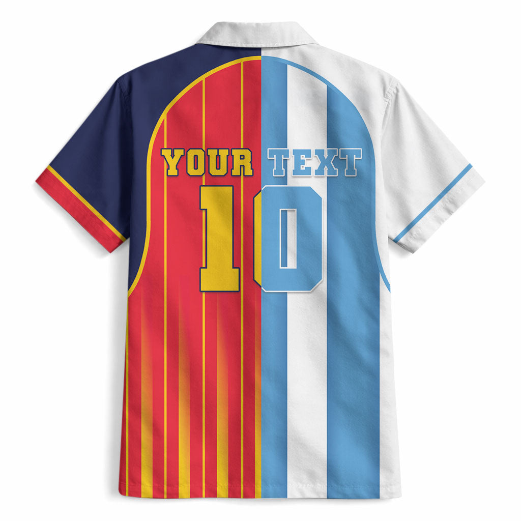 Custom Argentina Espana 2026 World Final Football Hawaiian Shirt Come On Boys