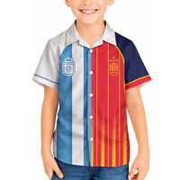 Custom Argentina Espana 2026 World Final Football Hawaiian Shirt Come On Boys