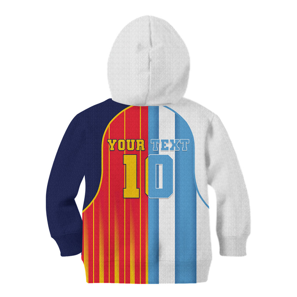 Custom Argentina Espana 2026 World Final Football Kid Hoodie Come On Boys