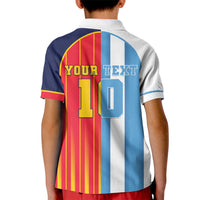 Custom Argentina Espana 2026 World Final Football Kid Polo Shirt Come On Boys
