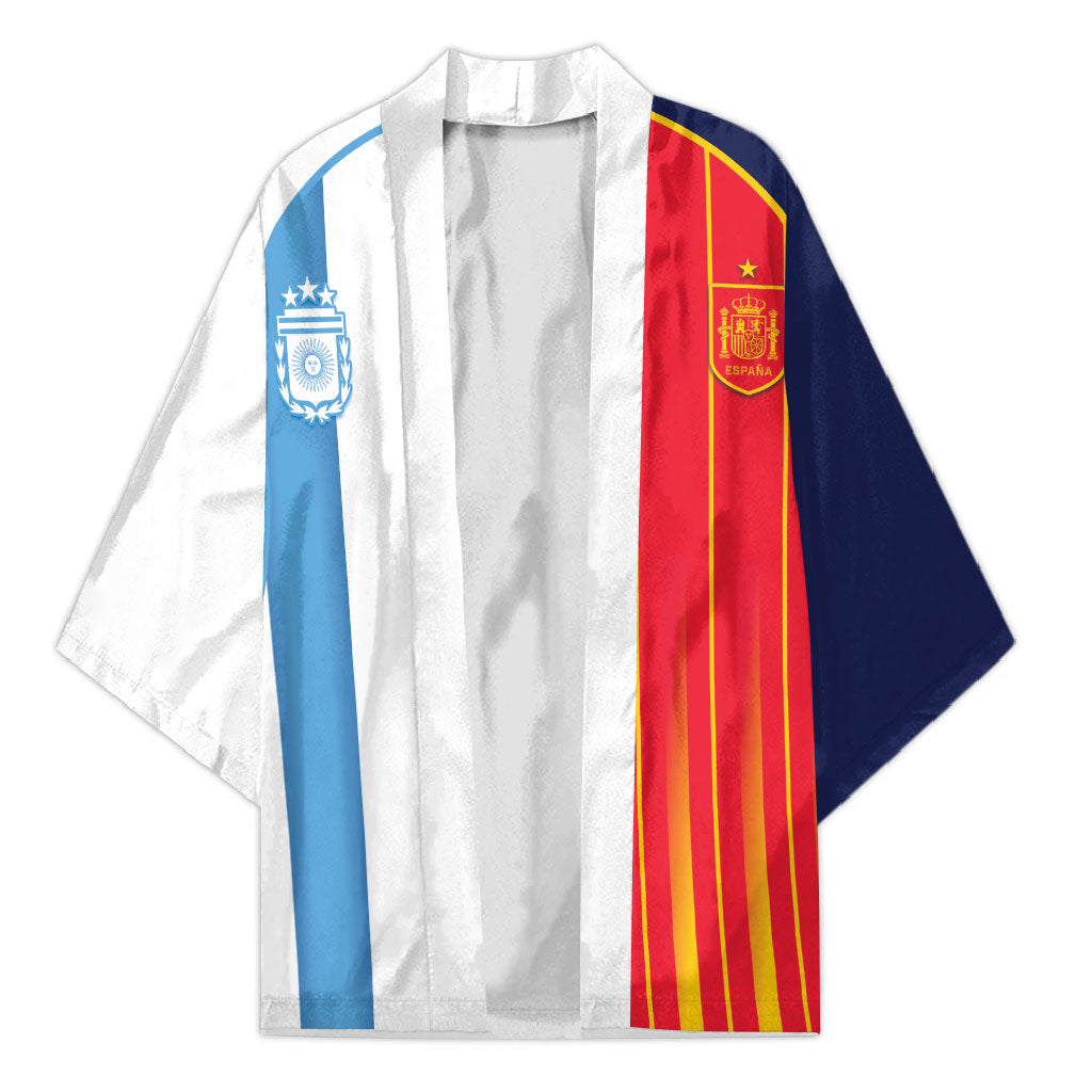 Custom Argentina Espana 2026 World Final Football Kimono Come On Boys