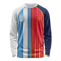 Custom Argentina Espana 2026 World Final Football Long Sleeve Shirt Come On Boys