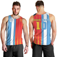 Custom Argentina Espana 2026 World Final Football Men Tank Top Come On Boys