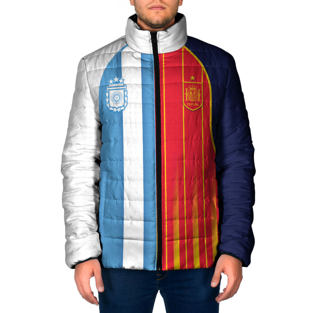 Custom Argentina Espana 2026 World Final Football Padded Jacket Come On Boys
