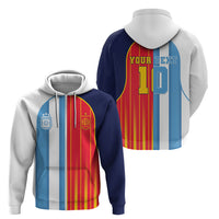 Custom Argentina Espana 2026 World Final Football Zip Hoodie Come On Boys