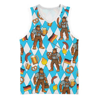 Funny Bigfoot Oktoberfest Basketball Jersey Sasquatch Beer Pretzel Bavarian - Wonder Print Shop