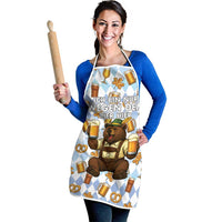 Funny Beer Oktoberfest Apron Ich Bin Nur Wegen Dem Bier Hier - Wonder Print Shop