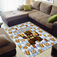 Funny Beer Oktoberfest Area Rug Ich Bin Nur Wegen Dem Bier Hier - Wonder Print Shop