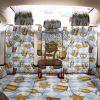 Funny Beer Oktoberfest Back Car Seat Cover Ich Bin Nur Wegen Dem Bier Hier - Wonder Print Shop