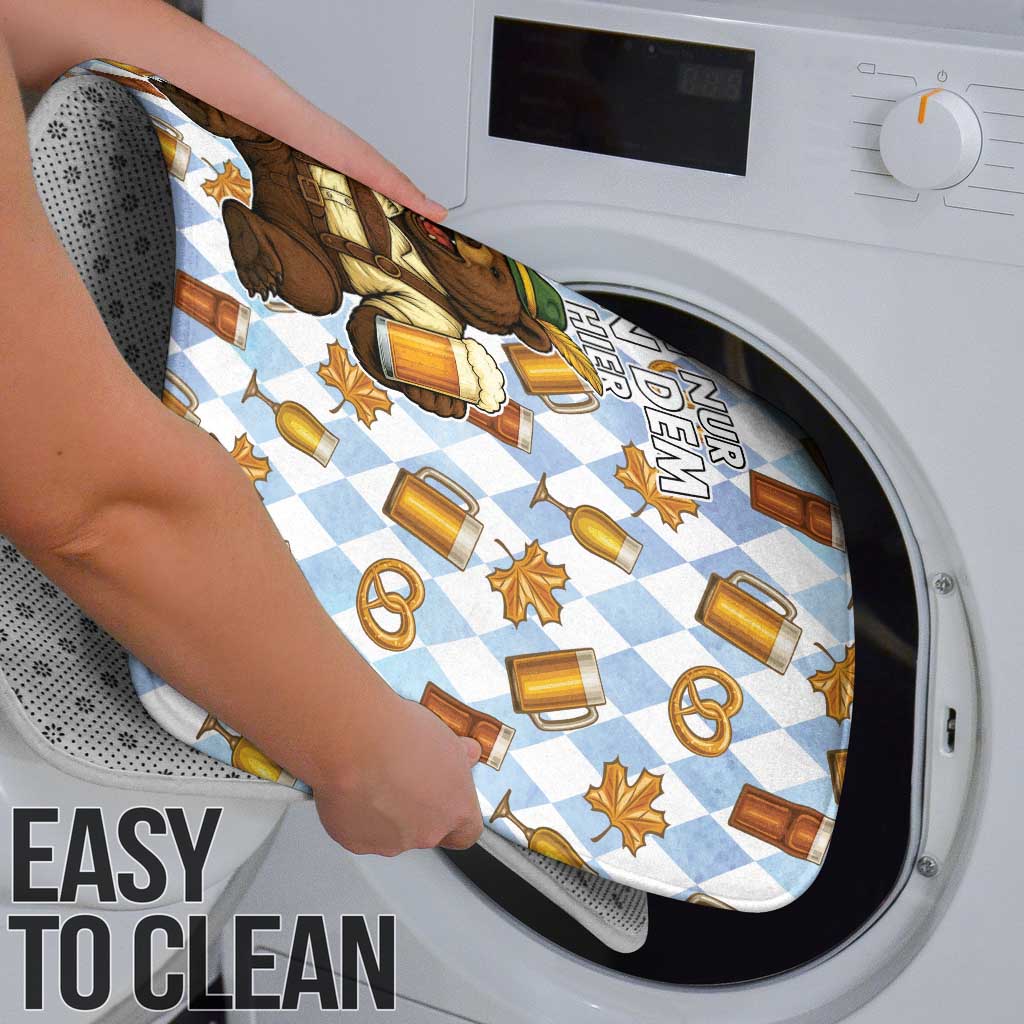 Funny Beer Oktoberfest Bathroom Set Ich Bin Nur Wegen Dem Bier Hier - Wonder Print Shop