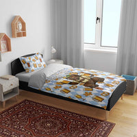 Funny Beer Oktoberfest Bedding Set Ich Bin Nur Wegen Dem Bier Hier - Wonder Print Shop