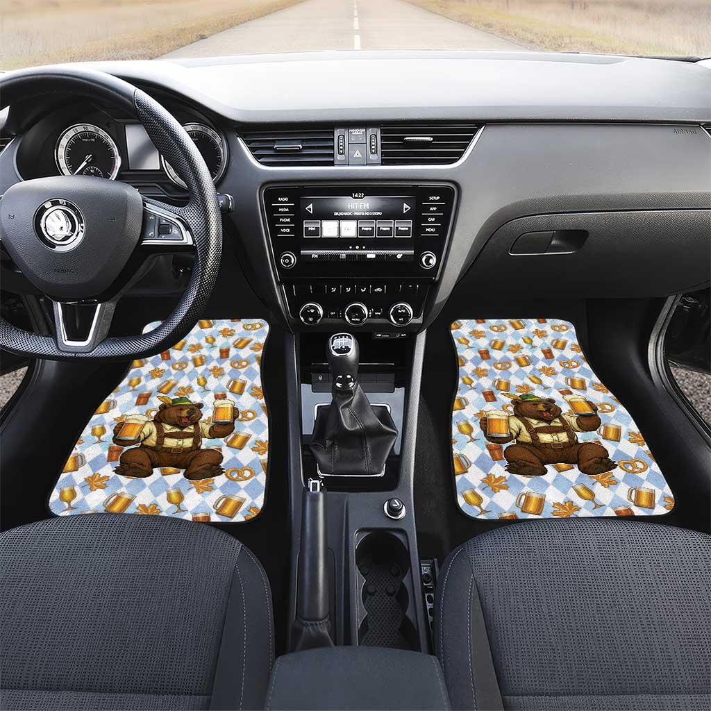 Funny Beer Oktoberfest Car Mats Ich Bin Nur Wegen Dem Bier Hier - Wonder Print Shop
