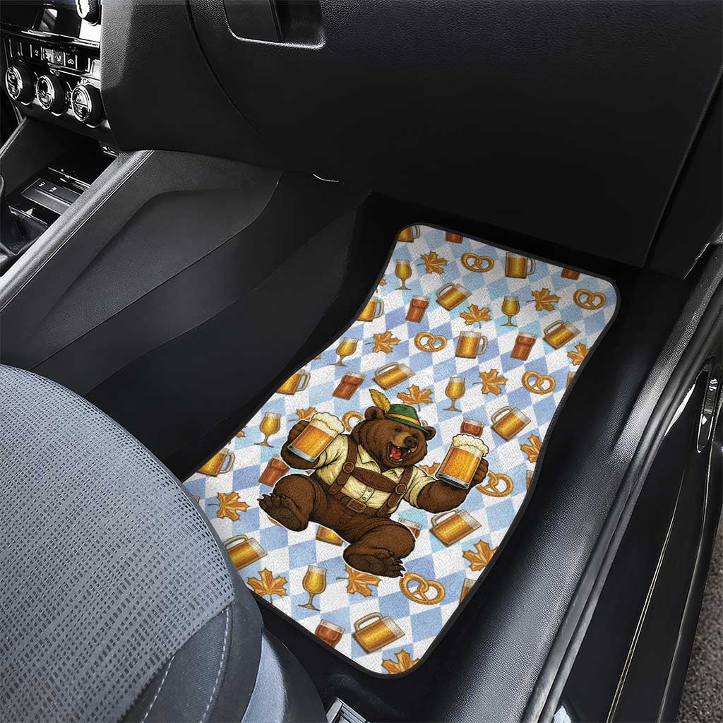 Funny Beer Oktoberfest Car Mats Ich Bin Nur Wegen Dem Bier Hier - Wonder Print Shop