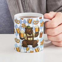Funny Beer Oktoberfest Ceramic Mug Ich Bin Nur Wegen Dem Bier Hier - Wonder Print Shop