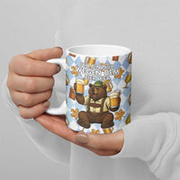 Funny Beer Oktoberfest Ceramic Mug Ich Bin Nur Wegen Dem Bier Hier - Wonder Print Shop