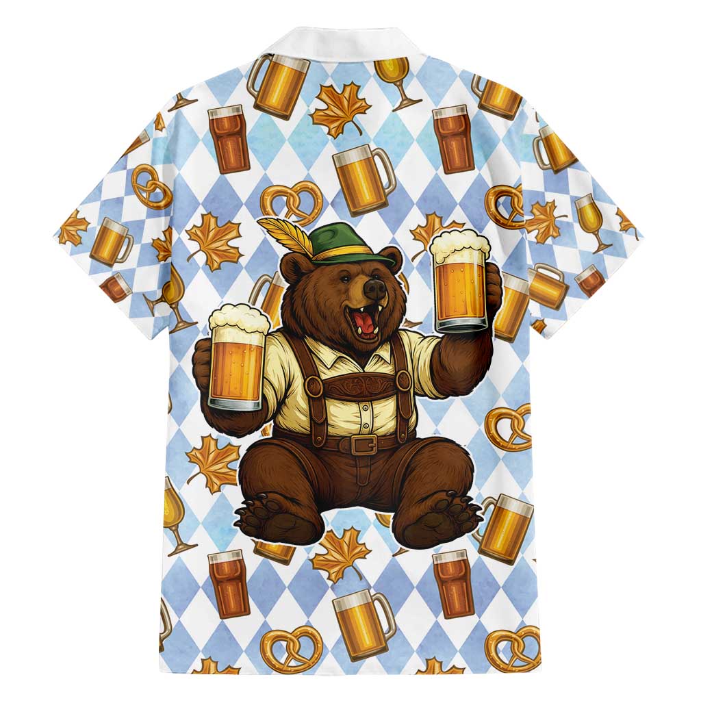 Funny Beer Oktoberfest Family Matching Tank Maxi Dress and Hawaiian Shirt Ich Bin Nur Wegen Dem Bier Hier - Wonder Print Shop
