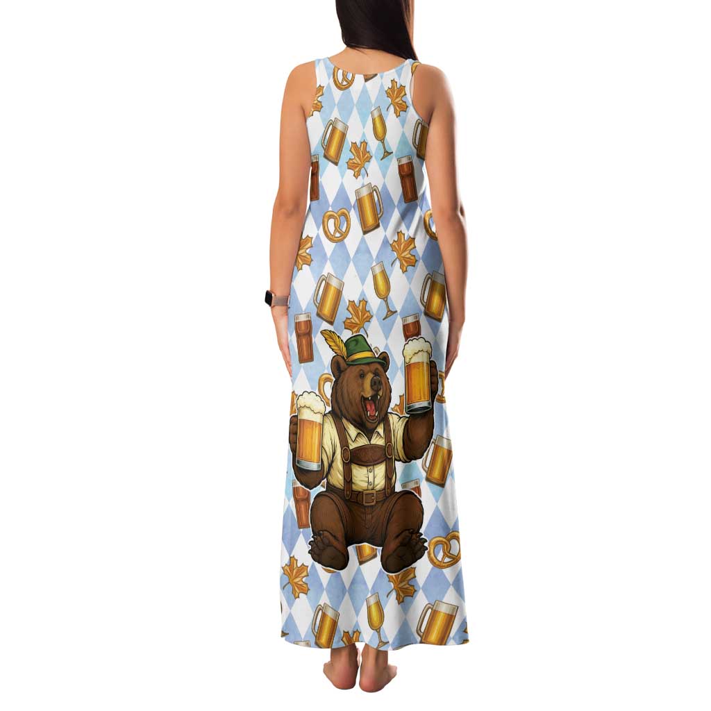 Funny Beer Oktoberfest Family Matching Tank Maxi Dress and Hawaiian Shirt Ich Bin Nur Wegen Dem Bier Hier - Wonder Print Shop