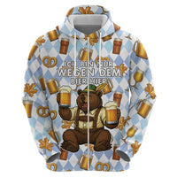 Funny Beer Oktoberfest Hoodie Ich Bin Nur Wegen Dem Bier Hier - Wonder Print Shop