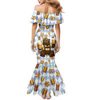 Funny Beer Oktoberfest Mermaid Dress Ich Bin Nur Wegen Dem Bier Hier - Wonder Print Shop