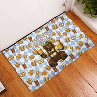 Funny Beer Oktoberfest Rubber Doormat Ich Bin Nur Wegen Dem Bier Hier - Wonder Print Shop