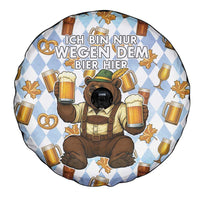 Funny Beer Oktoberfest Spare Tire Cover Ich Bin Nur Wegen Dem Bier Hier - Wonder Print Shop