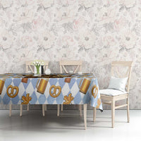 Funny Beer Oktoberfest Tablecloth Ich Bin Nur Wegen Dem Bier Hier - Wonder Print Shop