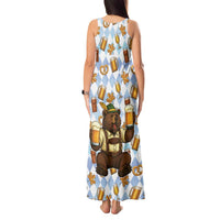 Funny Beer Oktoberfest Tank Maxi Dress Ich Bin Nur Wegen Dem Bier Hier - Wonder Print Shop