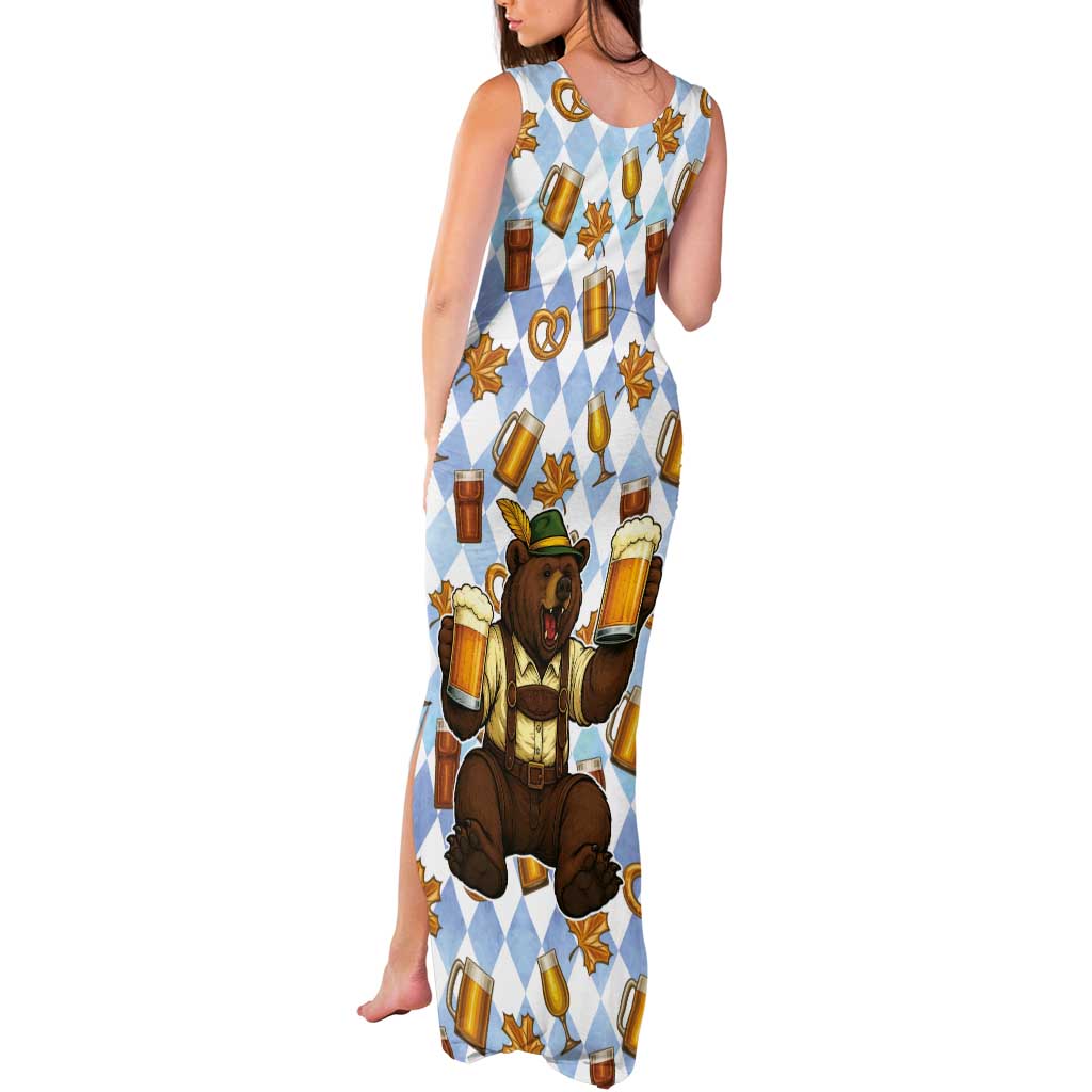 Funny Beer Oktoberfest Tank Maxi Dress Ich Bin Nur Wegen Dem Bier Hier - Wonder Print Shop