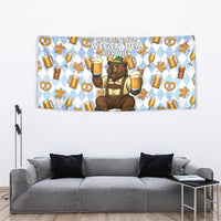 Funny Beer Oktoberfest Tapestry Ich Bin Nur Wegen Dem Bier Hier - Wonder Print Shop