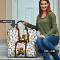 Funny Beer Oktoberfest Travel Bag Ich Bin Nur Wegen Dem Bier Hier - Wonder Print Shop